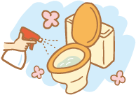 EMWはトイレの消臭に抜群の効果を発揮!